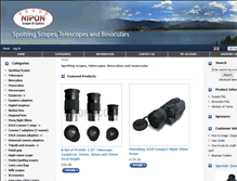Tablet Screenshot of nipon-scope.com